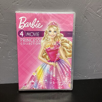 Barbie 4-movie Princess Collection DVD Kelly Sheridan NEW (AMAZING DVD IN  ORIGIN 191329025901|