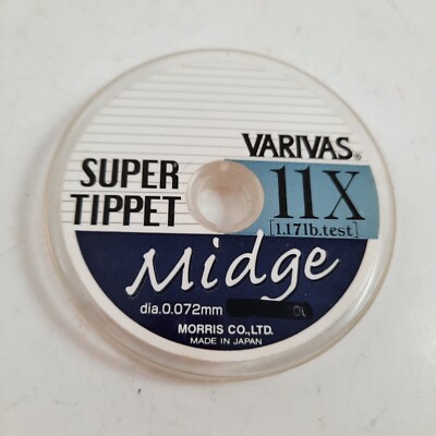 Varivas 11X 1.17lb Midge Super Tippet Leader Material SPOOL