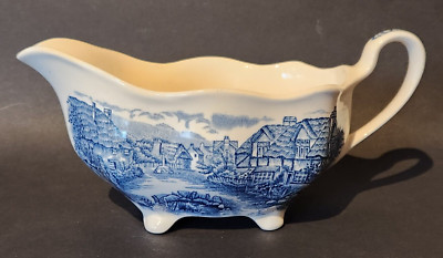 1.6 Johnson Brothers Sauciere * Olde English Country Side * blau England