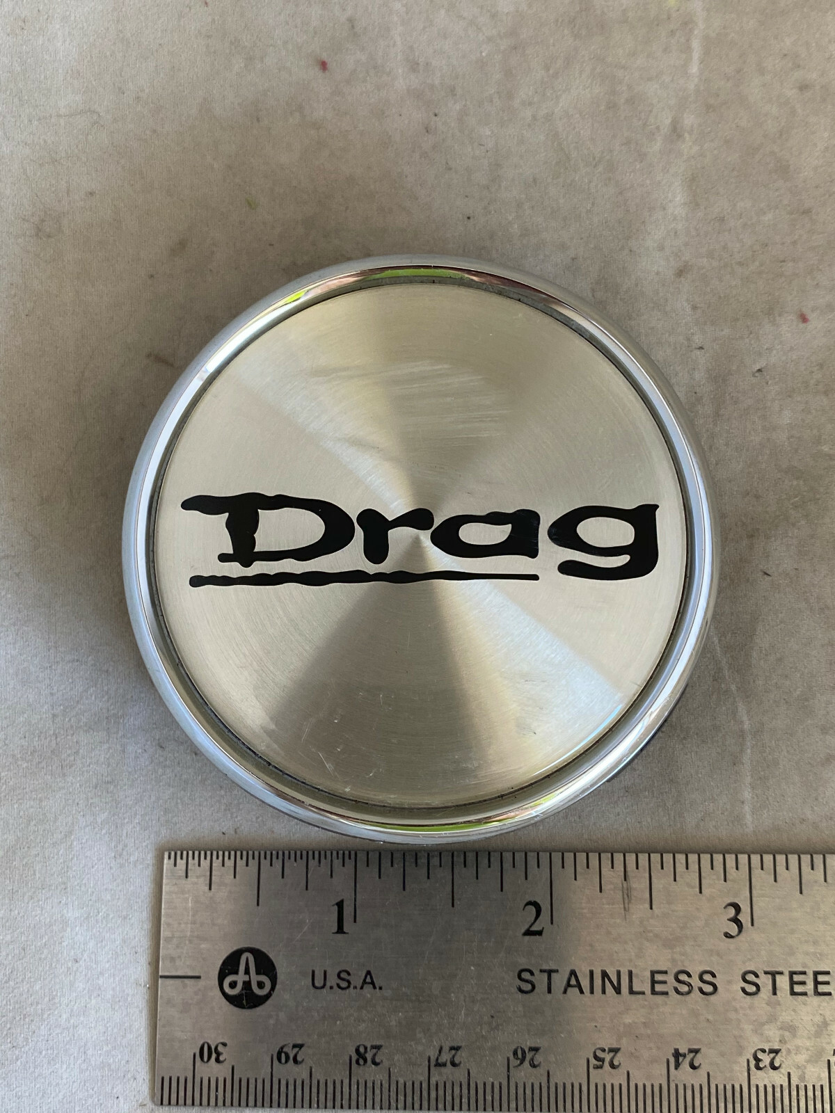 DRAG Extreme Alloys Chrome Machined Wheel Rim Hub Cover Center Cap 3