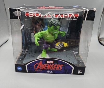 Marvel The Loyal Subjects Hulk Superama Action Figure Nonmint Box