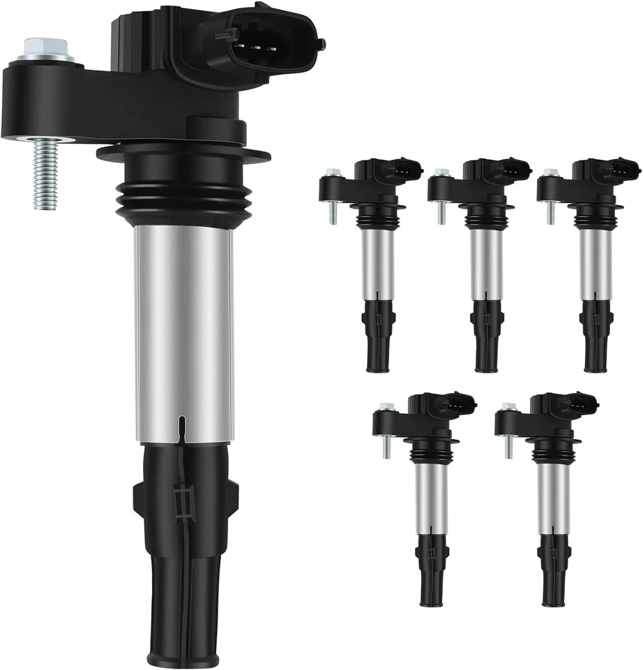 6x Bobina de encendido y 6x Bujía NGK para Buick Allure Cadillac CTS STS GMC 3,6 L Foto 2 de 4