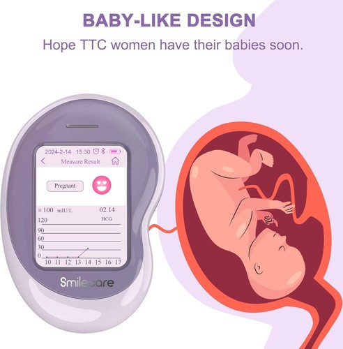 2-in-1 Fertility Monitor Kit with Ovulation & Pregnancy Tests - App Included - Picture 9 of 9