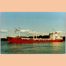 Postcard Le Frene No. 1 Tanker Ship Quebec Joseph Simard Great Lakes Canada