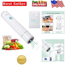 Vacuum Sealer, Handheld Vacuum Sealer for Food, Portable Vacuum Sealer Kit with