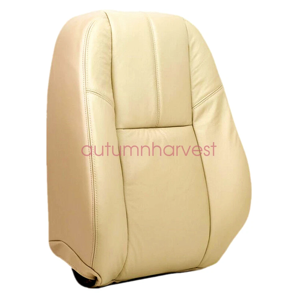 For 07-14 Chevrolet Suburban 1500 Driver Leather Bottom & Back Seat Cover Tan - Image 3 of 4