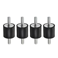M8 Rubber Mounts Male Shock Absorber D30mmxH30mm 4 Pack