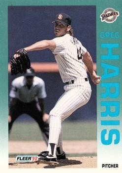 1992 Fleer #606 Greg Harris