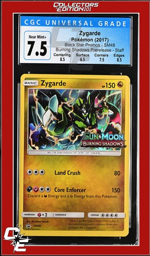 Zygarde graded CGC 7.5 for sale on eBay