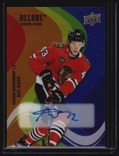 2022-23 Upper Deck Allure #SF-7 Alex Vlasic Color Flow Autographs Full Rainbow