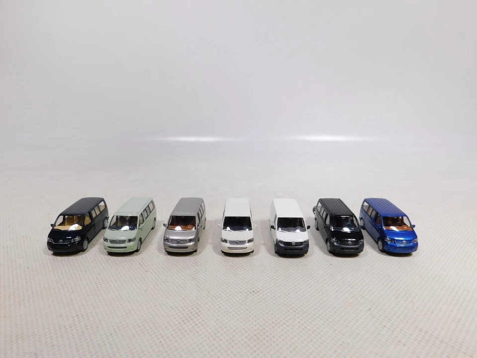 Mint 1:87 H0 7X Trasportatore Autobus Volkswagen VW T6 ? Multivan #EG806-0,5 - Immagine 4 di 4