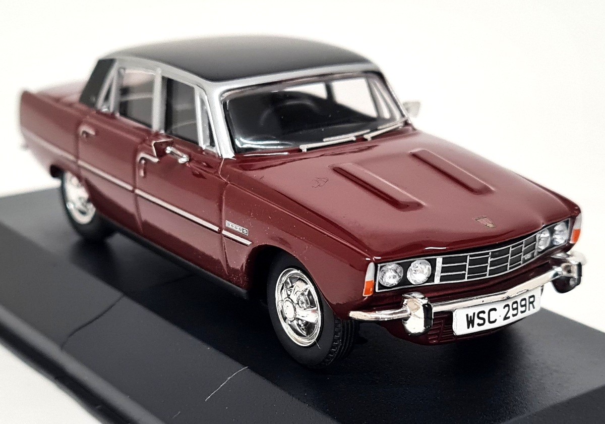 Vanguards 1/43 Rover 3500S P6B V8 Richelieu Red PLINTH Diecast Model Car