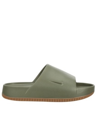 Size 8 Nike Calm Men's Slide Sandal - Olive/Tan
