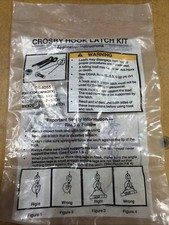 Crosby Hook Latch Kit SS-4055 New In Package