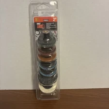 8 Pcs 2 “ Twist Lock Surface Die Grinder Sanding Roloc Assortment Disc Kit Micro