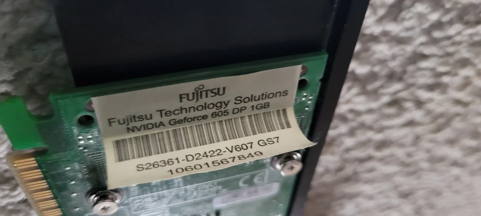 Grafikkarte Fujitsu NVIDiA Geforce 605 DP 1GB DVI DisplayPort DP PCI Express 2.0 - Image 4 of 4