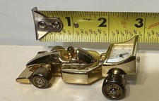 2008-09 Heavy Novelty Mini Indy Racing Car Clock Gold Plated Solid Brass works
