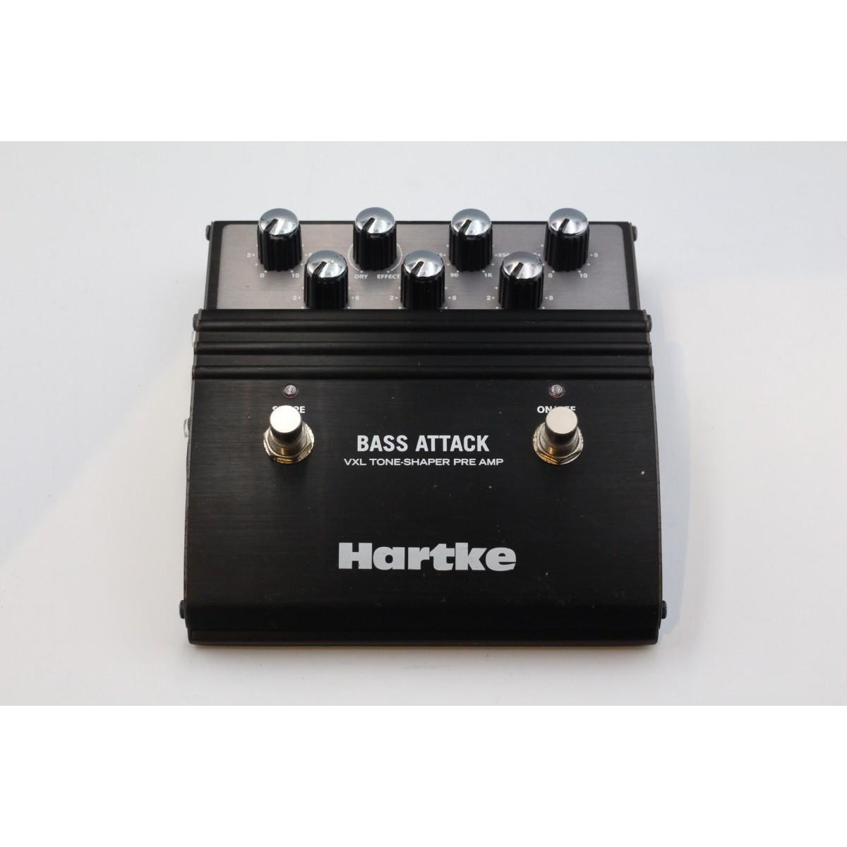 Hartke Bass Attack Pedal Preamp Harmonic control with mix levels