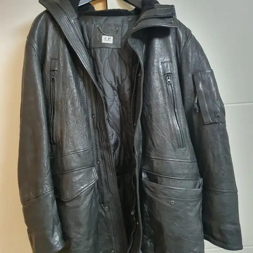 CP Company Leather Coat - Men’s Lambskin Outerwear thumbnail 4