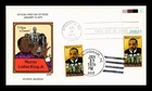 DR JIM STAMPS US COVER MARTIN LUTHER KING JR FDC COLLINS HAND PAINTED