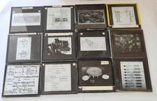 Antique Magic Lantern Glass Slides X 12 Cotton Mill Saltaire Yorkshire #3