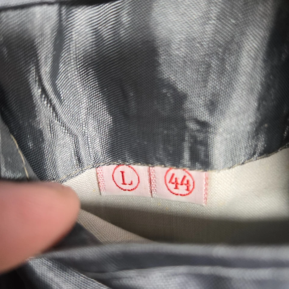 Woodmere Men's Wool Suit Jacket Blazer Gray Dress Casual Jacket Size 44L Long — 第 4/4 张图片