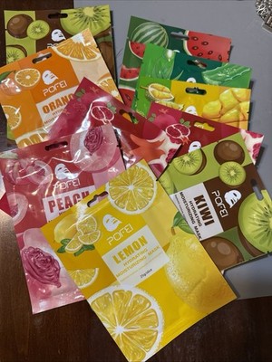 JunKuJK 10PCS Hydrating Facial Sheet Mask,Moisturizing Face Masks Skincare  Set