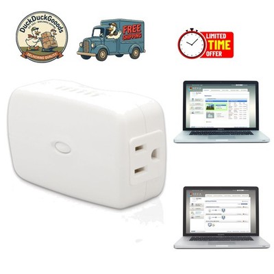 Compact White Dimmer Module with Voice Control - Energy Efficient Lighting