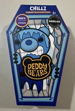 NEW 2025 Deddy Bears CHILLZ Holiday/Christmas Edition Plush with ROBLOX CODE