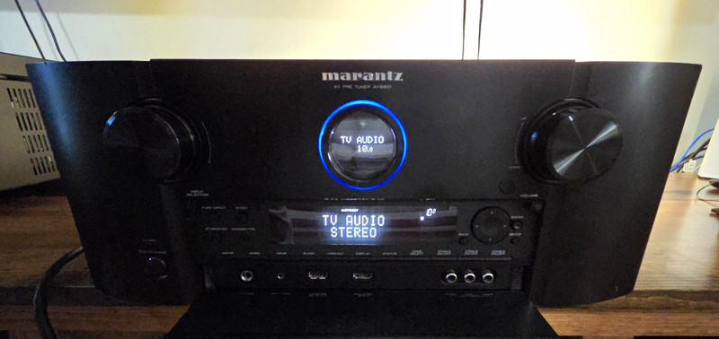 Marantz AV8801 11.2-Ch A/V Receiver Black 7 In/4 Out HDMI Dolby TrueHD