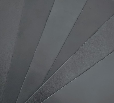 0.5 Kg BLACK 100% Cow Leather Offcuts   Mixed Pieces - Craft & DIY & Sewing