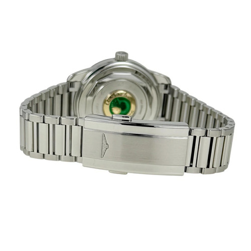Orologio Longines L1.649.4.52.6 Conquest Heritage Automatico Quadrante Nero Acciaio Inox - Foto 6 di 15