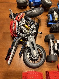 Lego Technic 6747 8051 8207 8291 8296 42022 Used Incomplete Bulk Parts 4 lb 8 oz