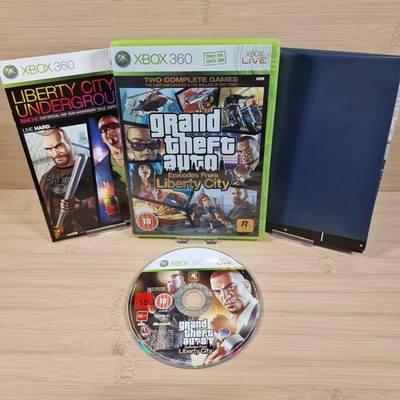 Grand Theft Auto Episodes From Liberty City Xbox 360 komplett mit Handbuch & Karte