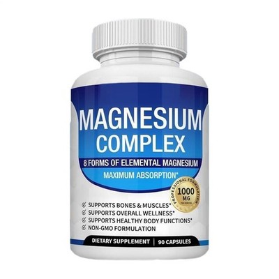 Magnesium Glycinate complex 1000mg - 90 Capsules | 8-Month Supply