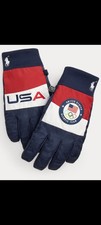 Polo Ralph Lauren Team USA Olympics 2026 Gloves Size Medium/ Buy It Now 💥💥