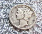 1938 Mercury Dime #10