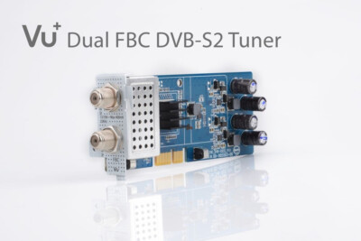 VU+ DVB-S2 FBC Twin Tuner mit 8 Demodulatoren passend für VU+ Uno 4k & Ultimo 4K