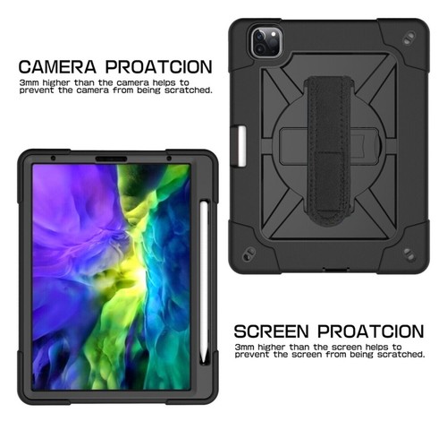 Funda con soporte resistente a prueba de golpes 10,2" para iPad 5º 6º 7º 8º 9º Generación - Imagen 6 de 36