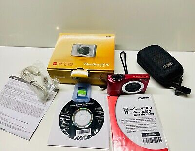 Canon PowerShot A2300 16.0MP Digital Camera - Red for sale Canon PowerShot A2300 16.0MP Digital Camera - Red for sale