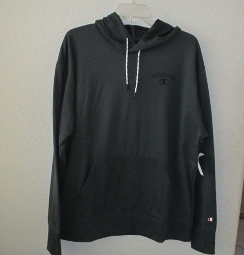 Men's CHAMPION Hoodie Dark Gray Size L 