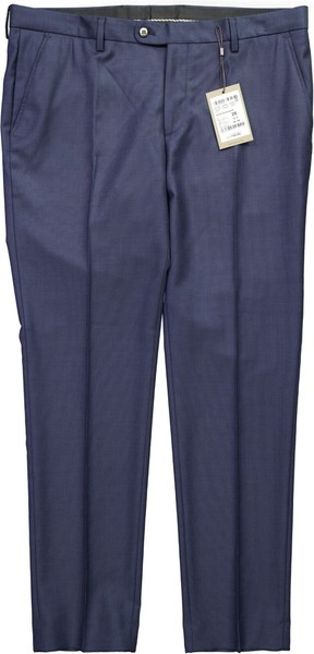 Neu! Benvenuto Herren Anzughose Gr. 56 Blau-Schwarz Meliert-image