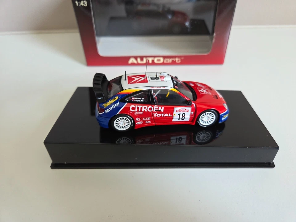 AUTOart 1/43 Citroen Xsara Loeb/Elena - Winner Rally Sanremo 2003 - 60338 - Immagine 3 di 4