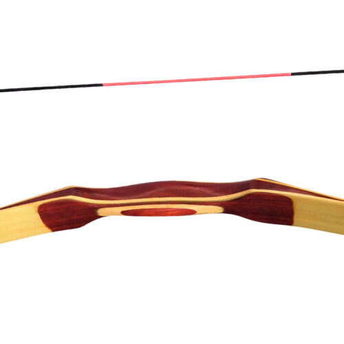 15-50lbs Traditional Recurve Bow Wooden Longbow Tartar Archery Hunting Target - Picture 2 of 12