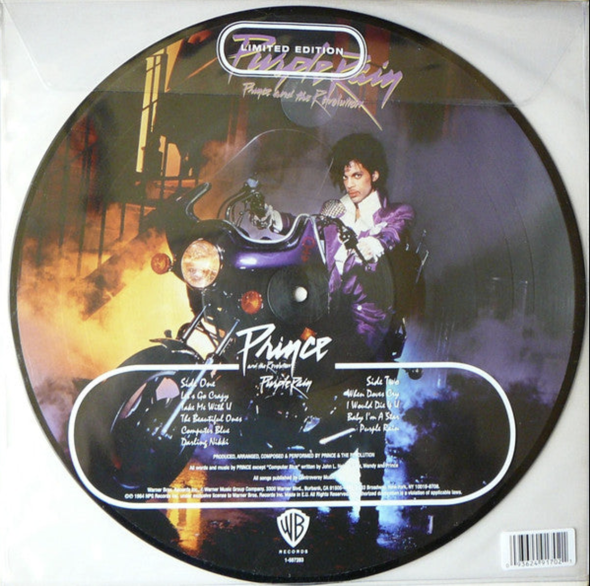Prince - Purple Rain NEW SEALED LIMITED Edition Picture Disc