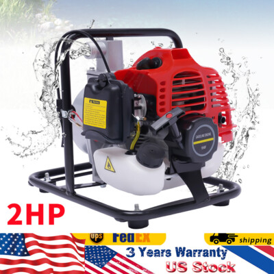 #ad 2 Stroke 2HP Gas Gasoline Water Pump1quot; Inch Petrol Water Transfer High Pressure $122.54