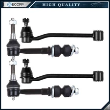 4pcs Front & Rear Sway Bar End Links For 2000 2001 2002 Dodge Ram 2500 3500