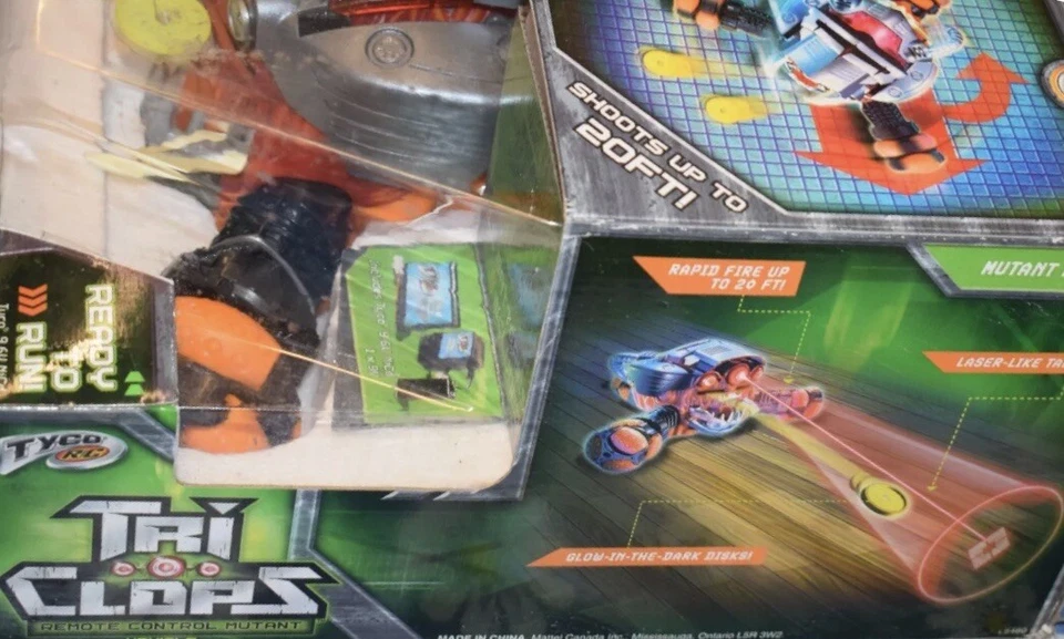 Mattel Tyco Tri Clops Orange Radio Control Mutant Vehicle Transform Toy 2007 NIB - Image 4 of 4