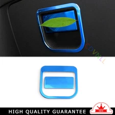 Co-Pilot Storage Box Handle Bowl Trim For Chevrolet Equinox 18-21 Blue Titanium