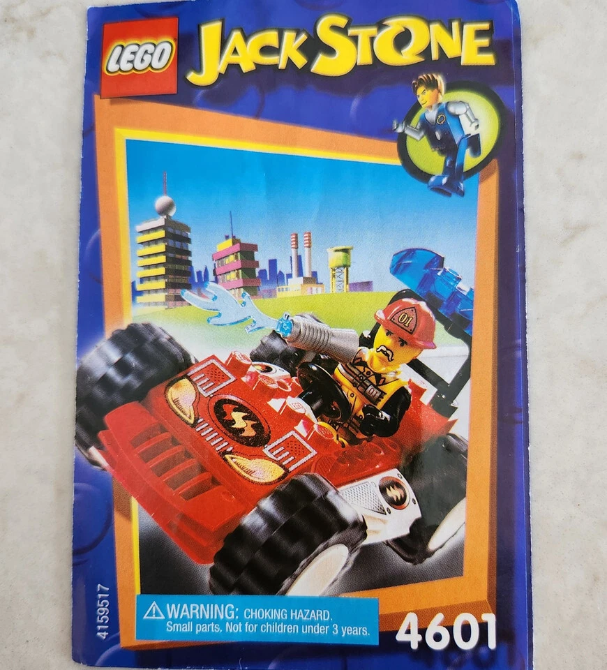 LEGO Jack Stone Lote: 4600-4601-4604-4608 Todo retirado y COMPLETO incl. figuras Foto 3 de 4